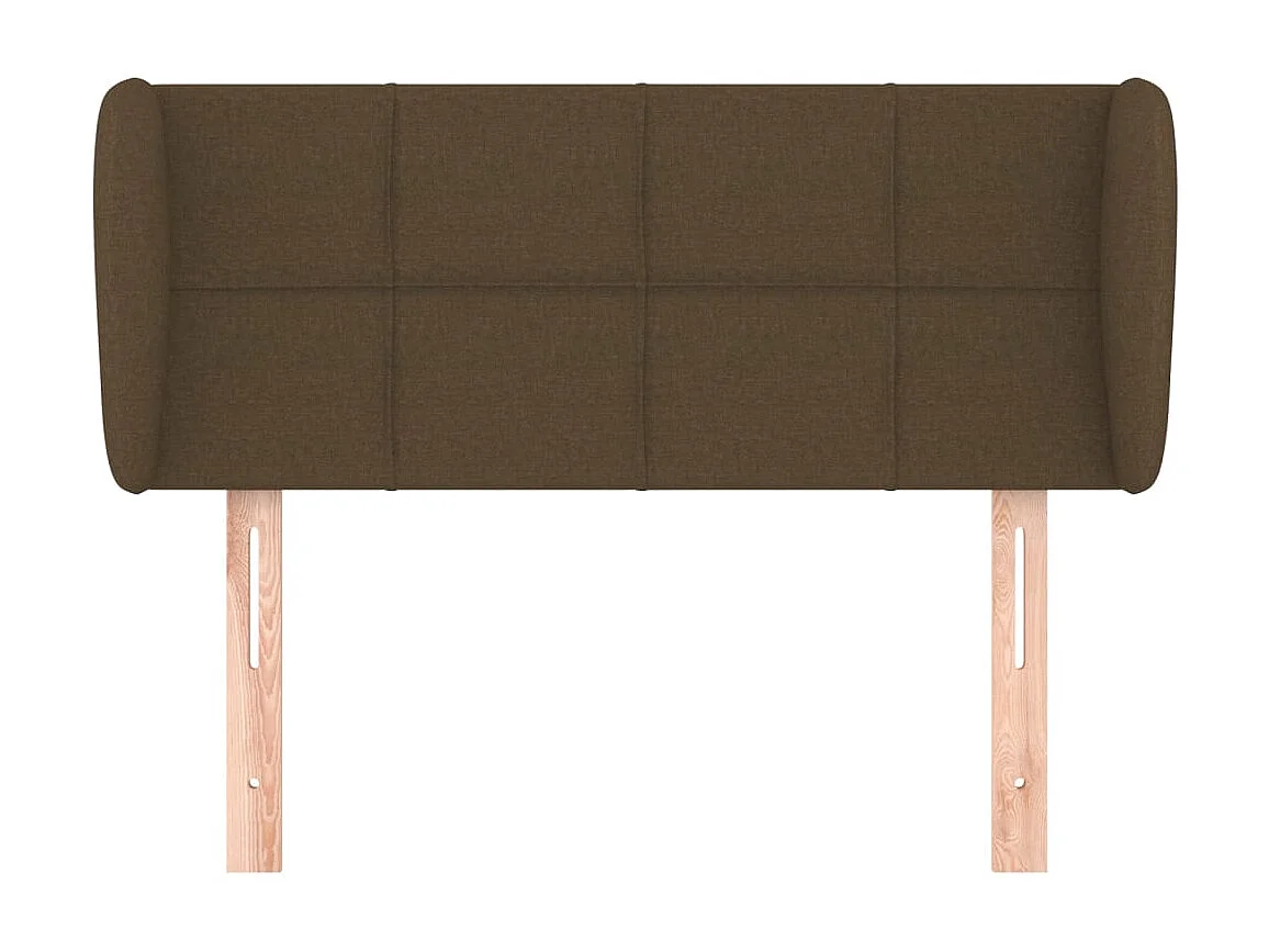 Tête de lit accessoire tissu marron 103 x 23 x 88 cm TDL0204754