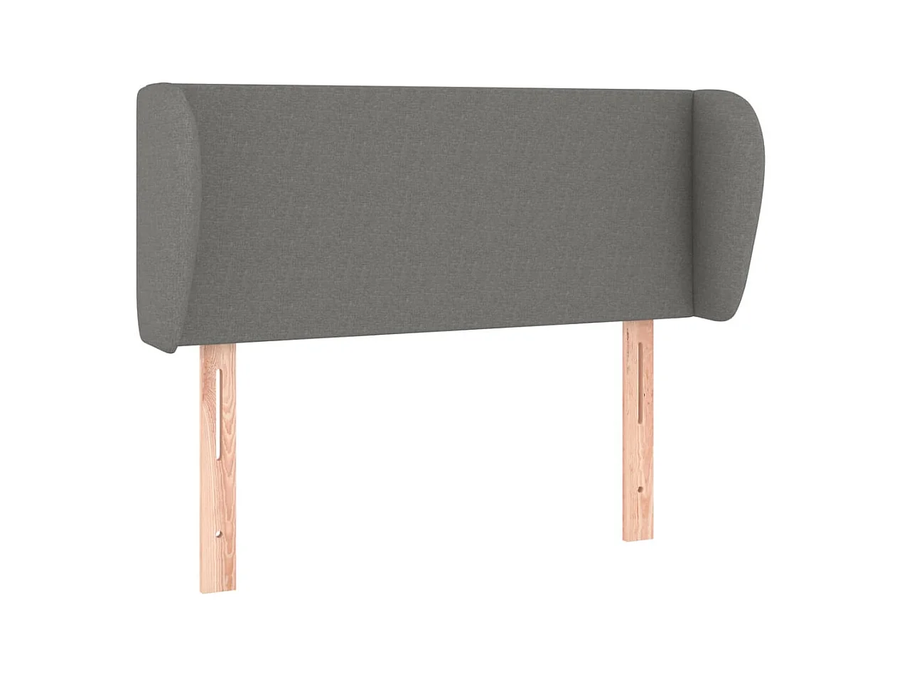 Tête de lit accessoire tissu grise 93 x 23 x 88 cm TDL0204844