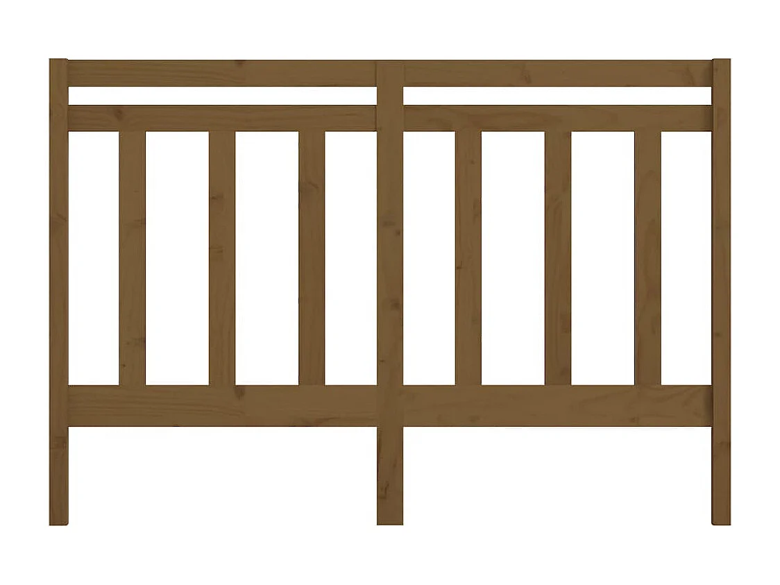 Tête de lit accessoire bois marron 126 x 4 x 100 cm TDL0203070