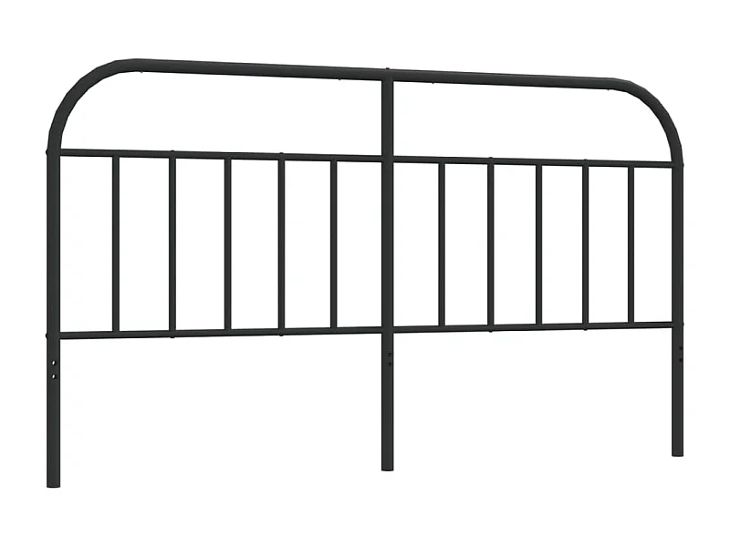 Tête de lit accessoire métal argentée 187 x 3 x 100 cm TDL0202424