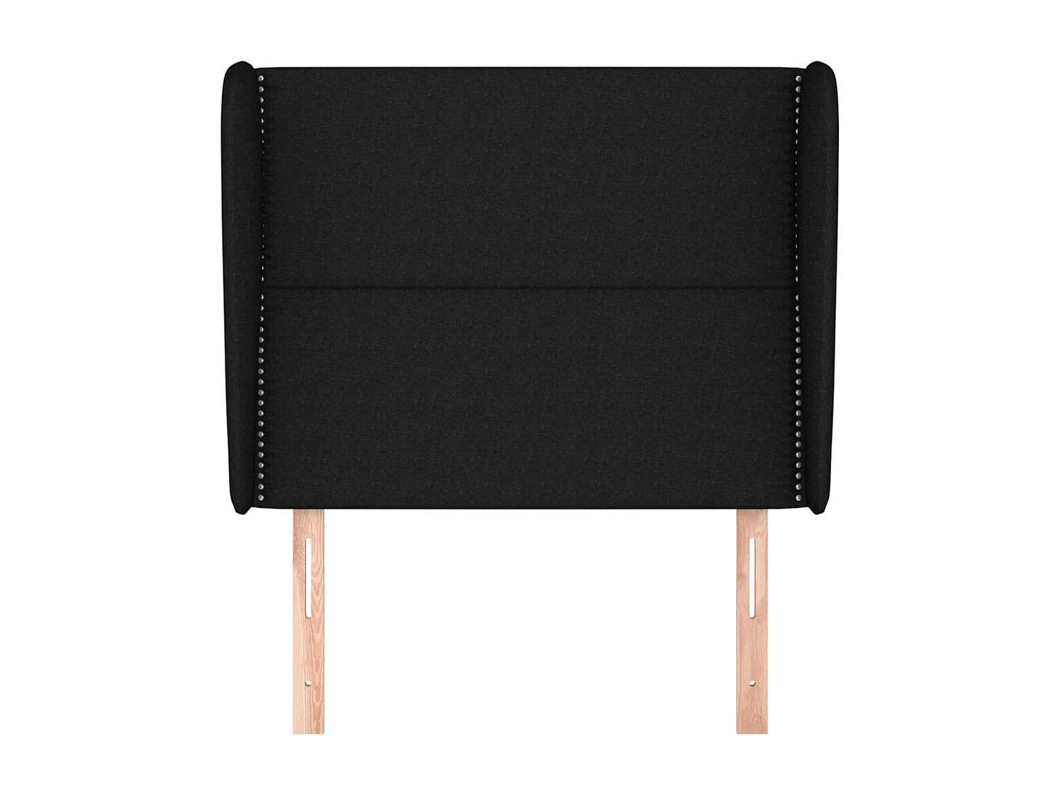 Tête de lit accessoire tissu noire 103 x 23 x 128 cm TDL0204604