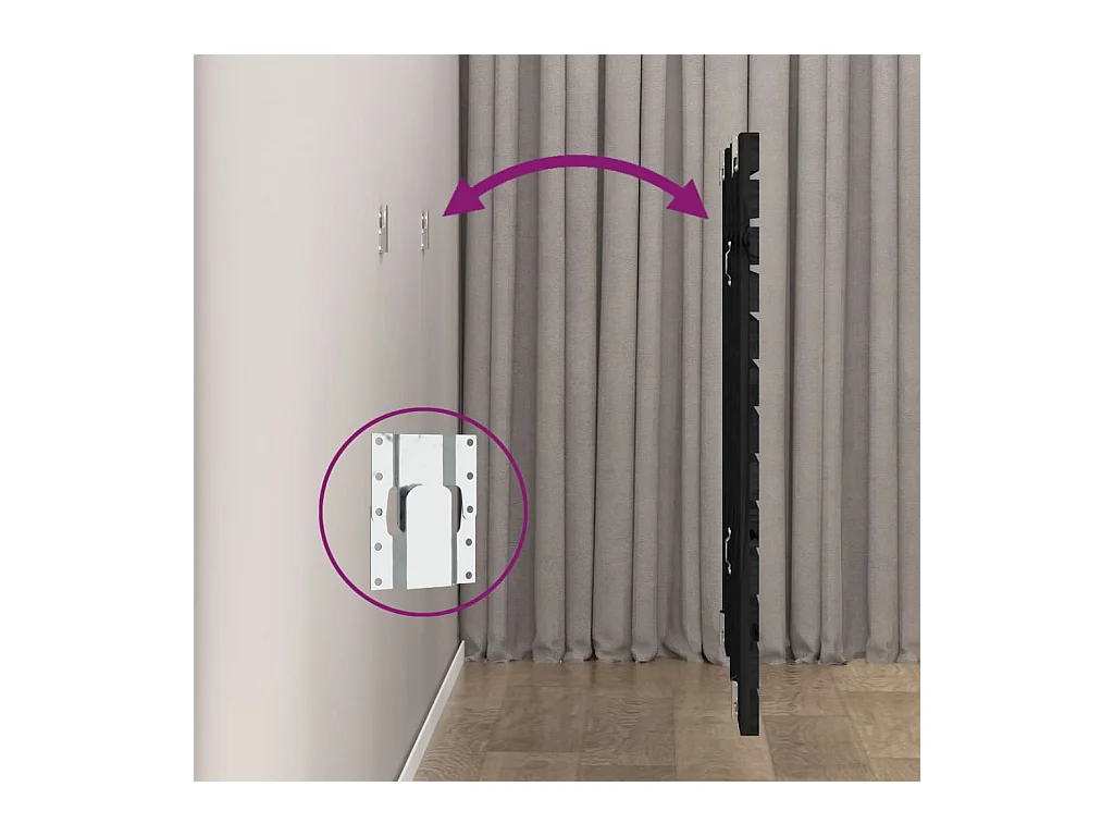 Tête de lit accessoire bois marron 96 x 3 x 91.5 cm TDL0202493