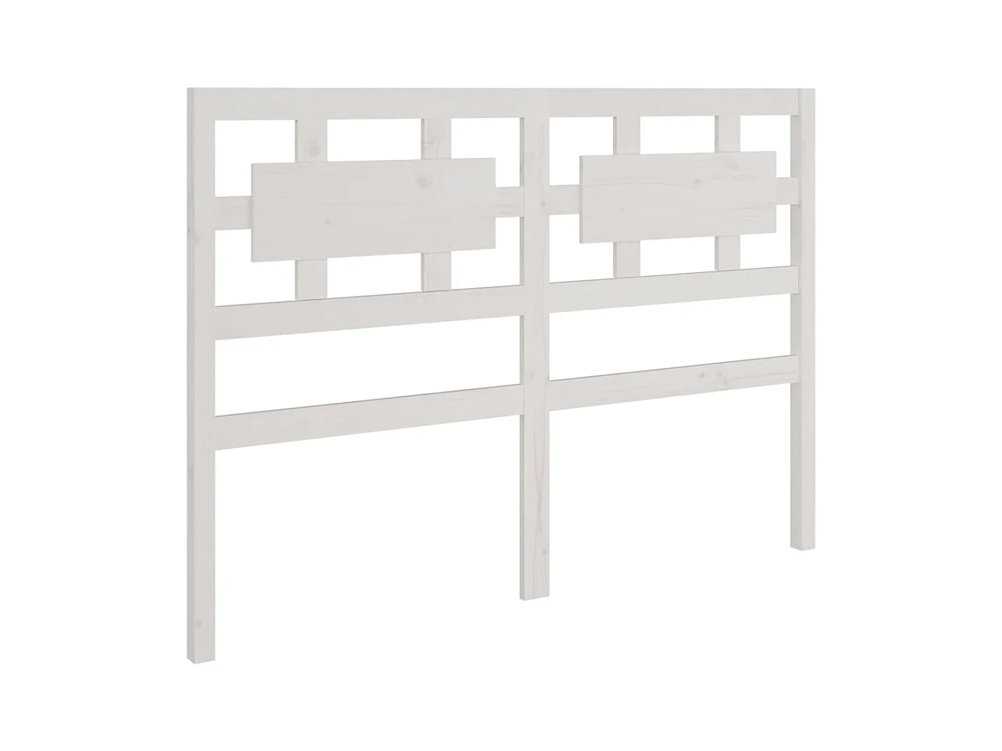 Tête de lit accessoire bois blanche 125.5 x 4 x 100 cm TDL0203931
