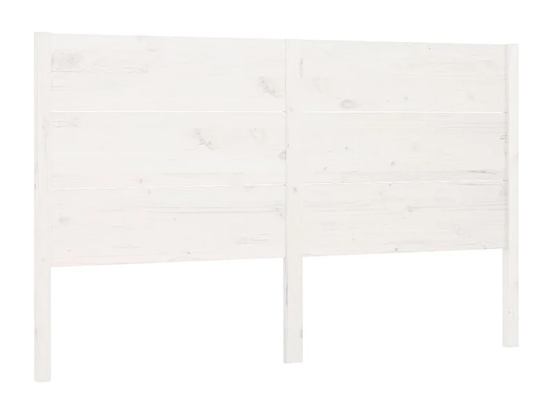 Tête de lit accessoire bois blanche 146 x 4 x 100 cm TDL0203862