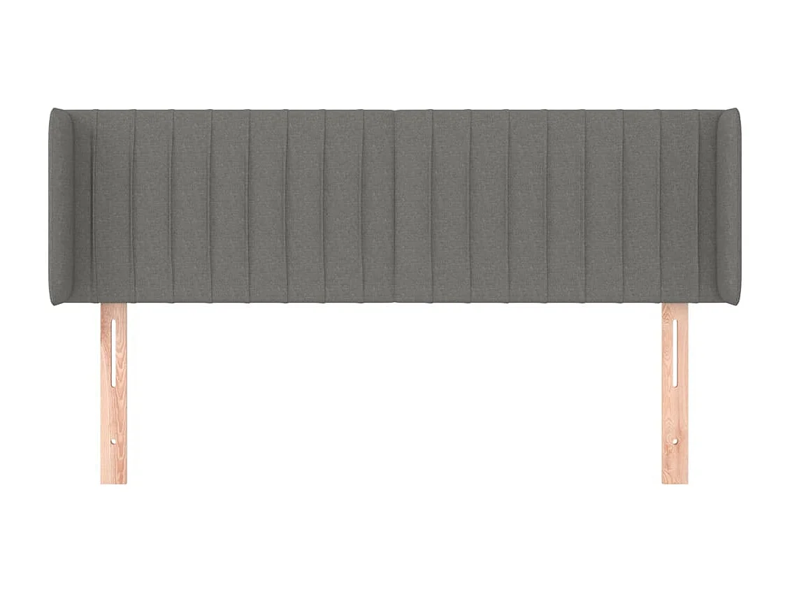 Tête de lit accessoire tissu grise 147 x 16 x 88 cm TDL0205014