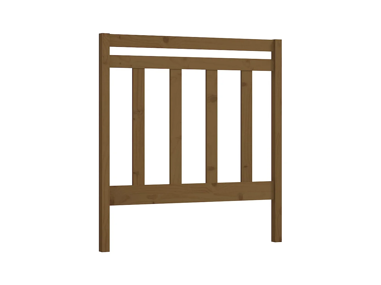 Tête de lit accessoire bois marron 95 x 4 x 100 cm TDL0202816
