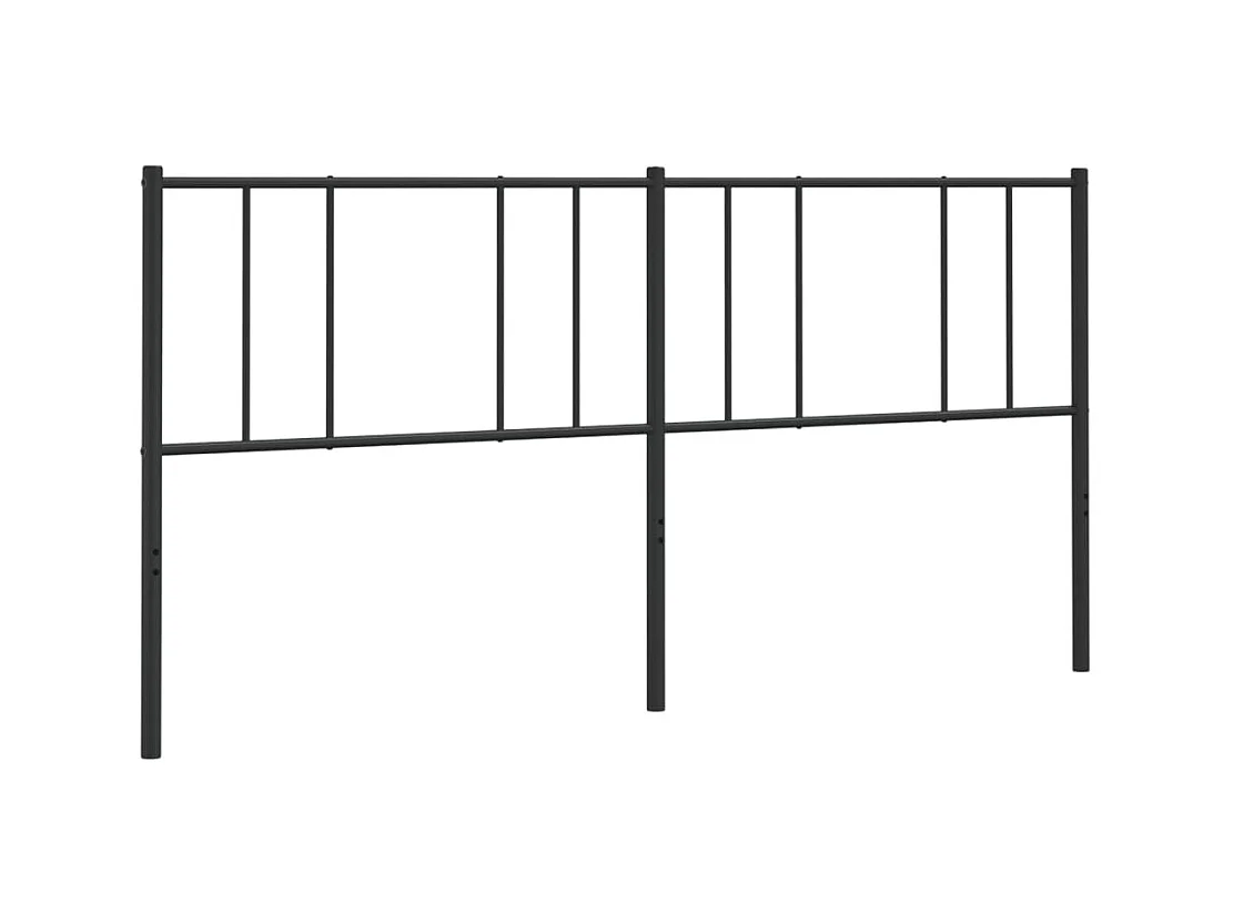 Tête de lit accessoire métal argentée 187 x 3 x 90 cm TDL0202422