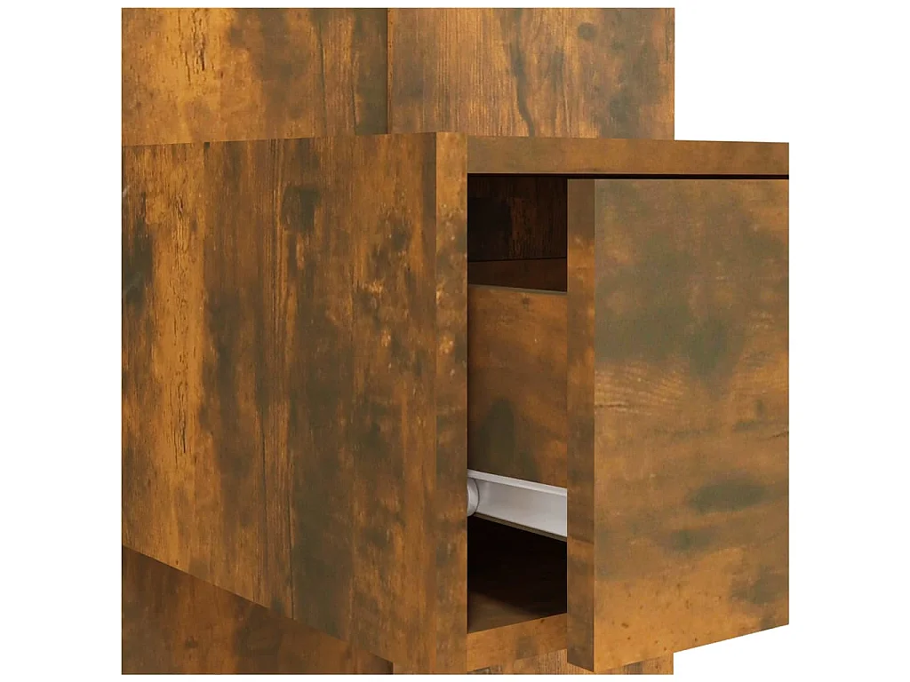 Tête de lit accessoire effet bois marron 160 x 1.5 x 80 cm TDL0205843