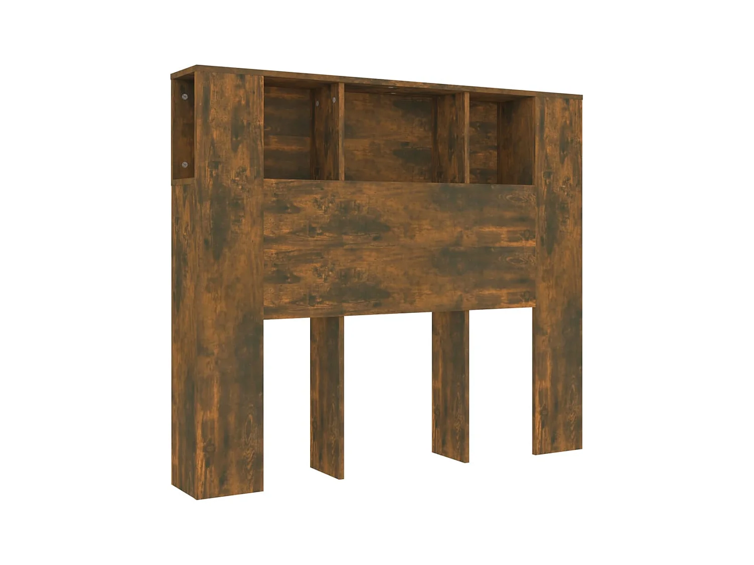 Tête de lit avec effet bois marron 120 x 18.5 x 104.5 cm TDL0200080