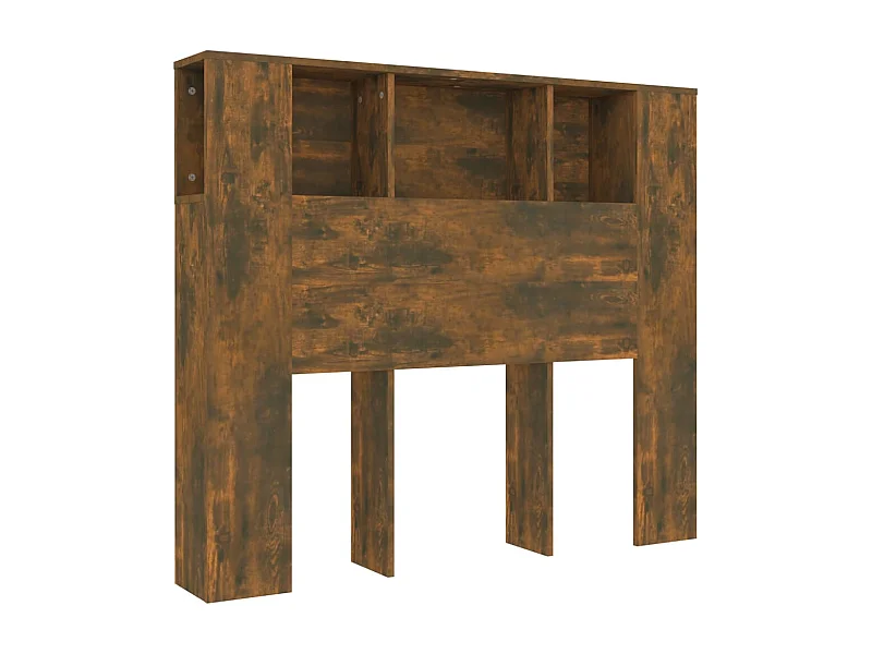 Tête de lit avec effet bois marron 120 x 18.5 x 104.5 cm TDL0200080