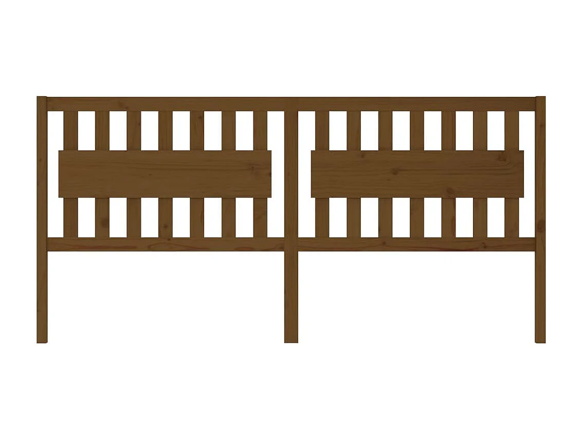 Tête de lit accessoire bois marron 205.5 x 4 x 100 cm TDL0202886