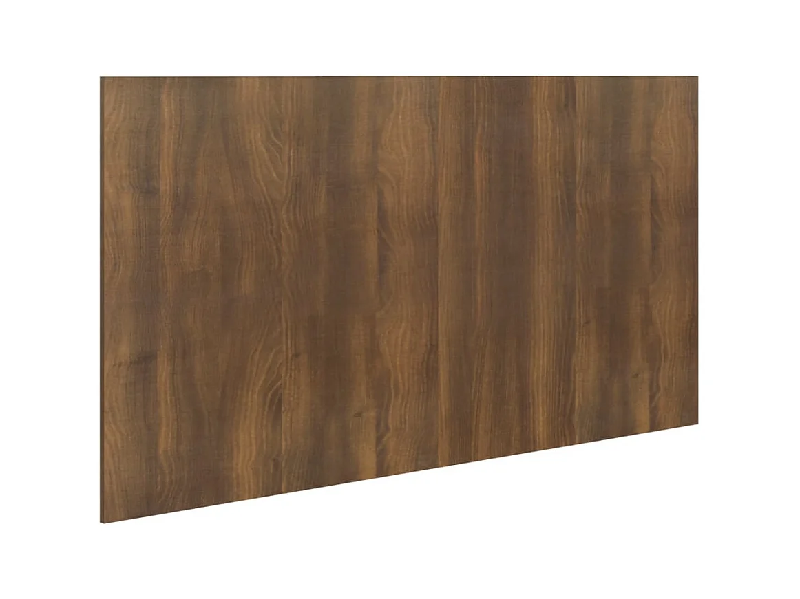 Tête de lit accessoire effet bois marron 160 x 1.5 x 80 cm TDL0203588