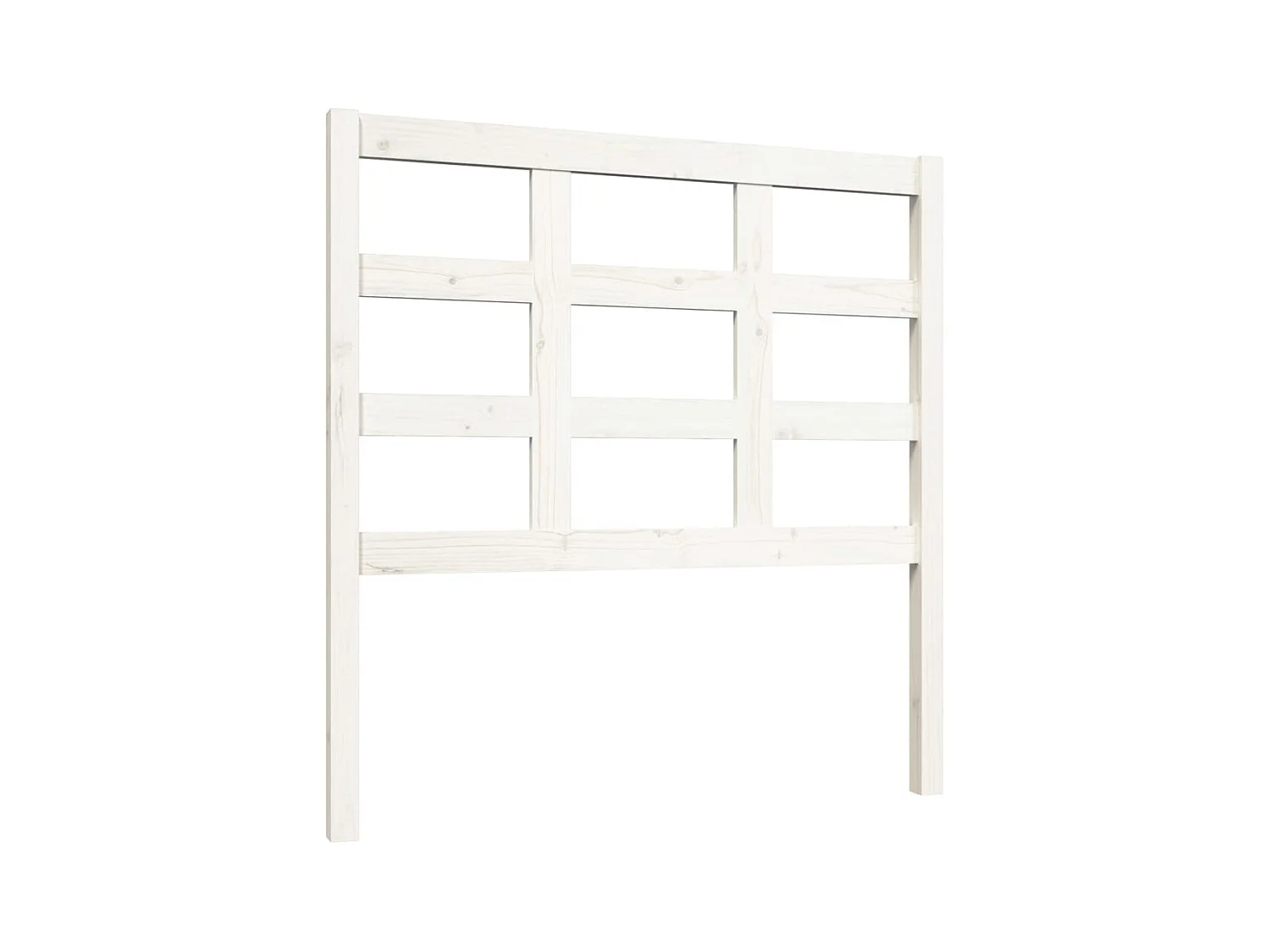Tête de lit accessoire bois blanche 95.5 x 4 x 100 cm TDL0203665