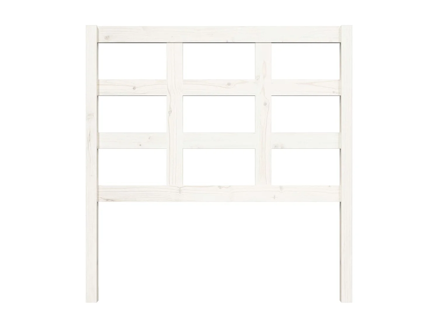 Tête de lit accessoire bois blanche 95.5 x 4 x 100 cm TDL0203665