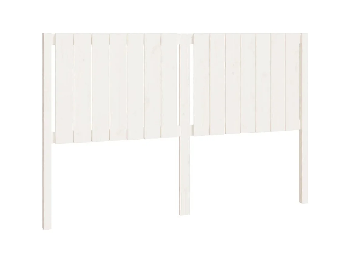 Tête de lit accessoire bois blanche 165.5 x 4 x 100 cm TDL0203808