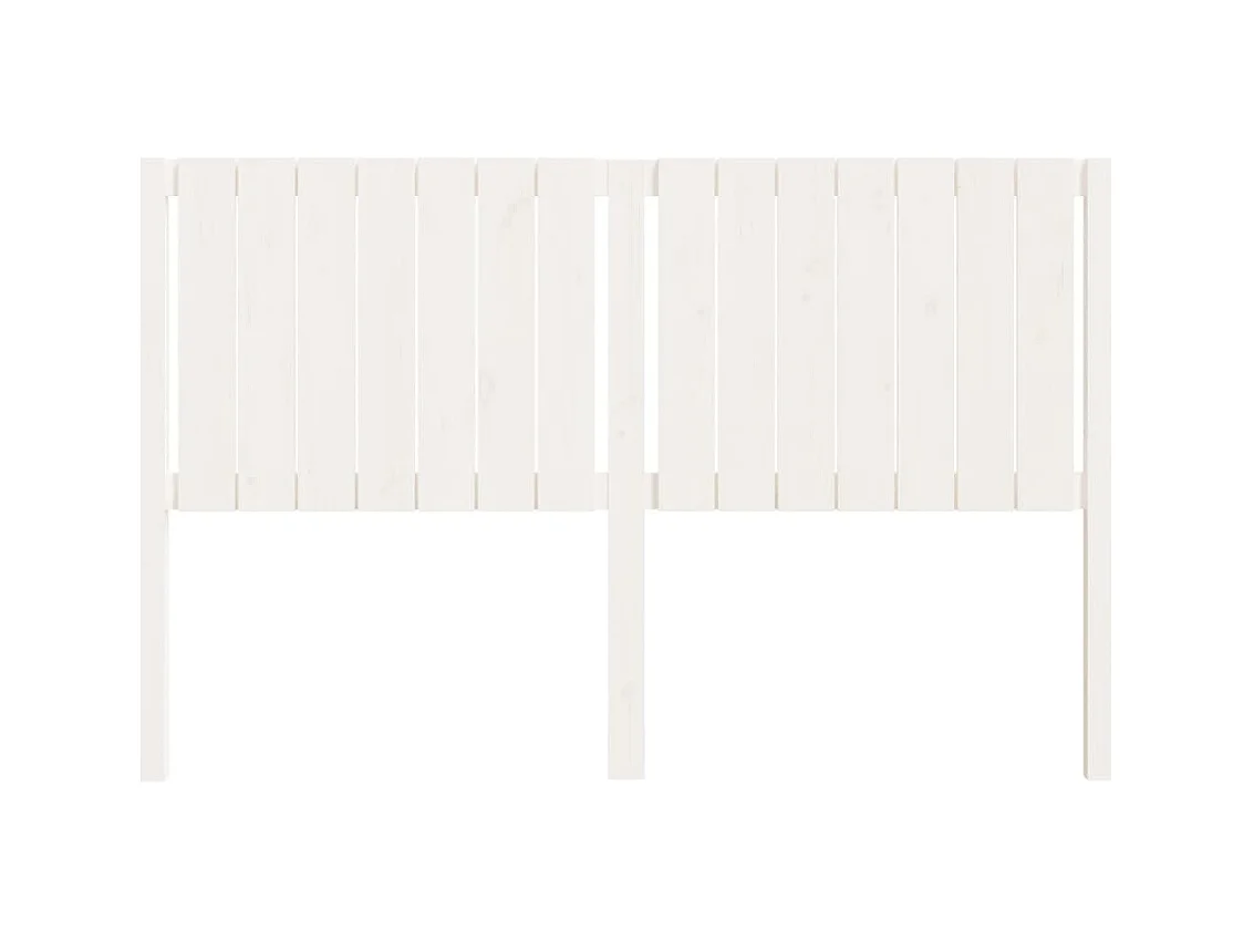 Tête de lit accessoire bois blanche 165.5 x 4 x 100 cm TDL0203808