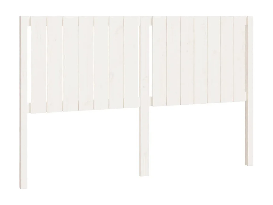 Tête de lit accessoire bois blanche 165.5 x 4 x 100 cm TDL0203808