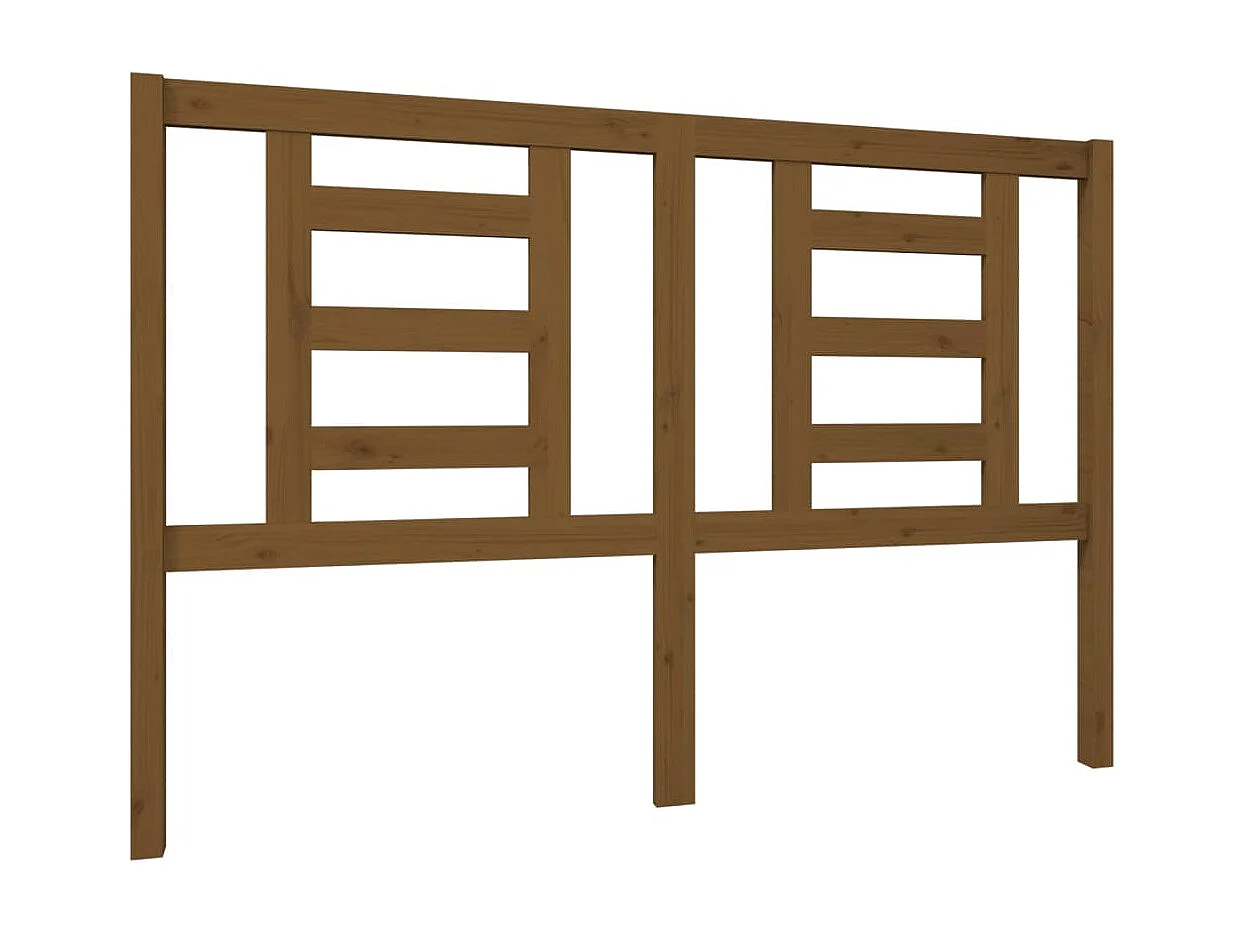 Tête de lit accessoire bois marron 146 x 4 x 100 cm TDL0202997
