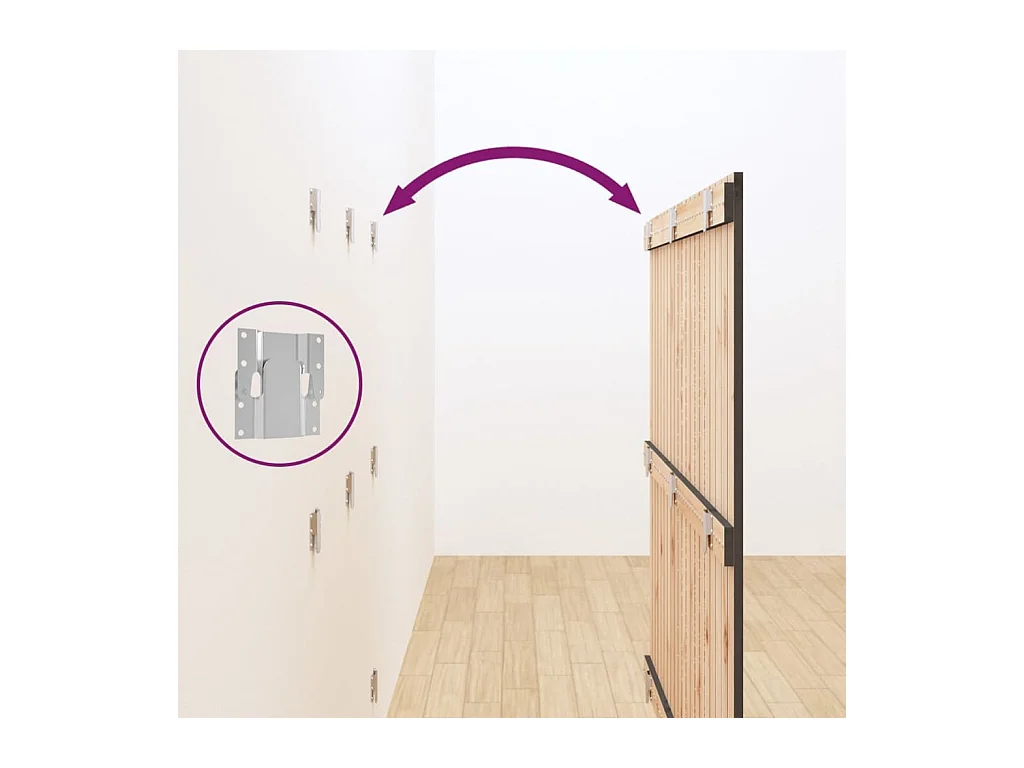 Tête de lit accessoire bois marron 127.5 x 3 x 110 cm TDL0202666