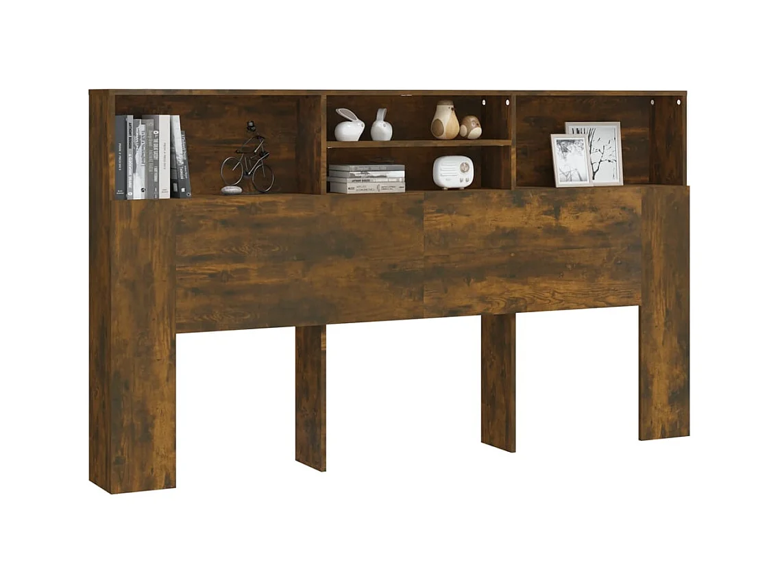 Tête de lit avec effet bois marron 180 x 19 x 103.3 cm TDL0200073