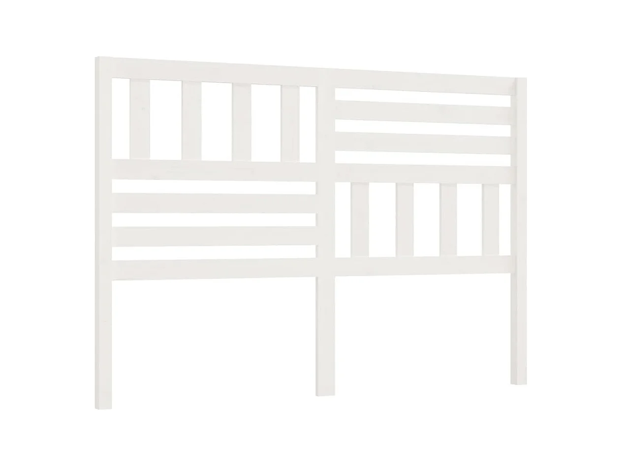 Tête de lit accessoire bois blanche 126 x 4 x 100 cm TDL0203914