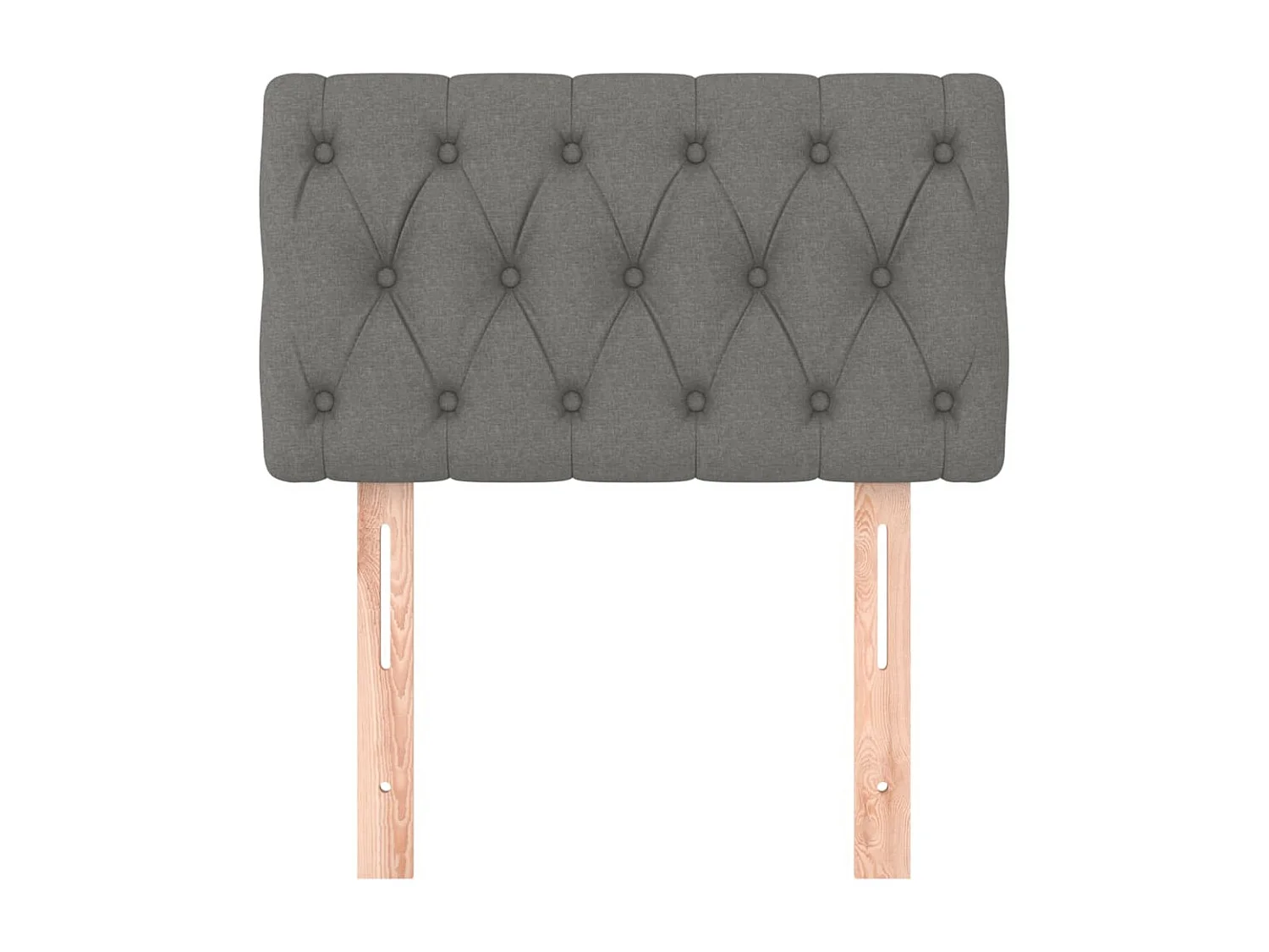 Tête de lit accessoire tissu grise 80 x 7 x 88 cm TDL0203172