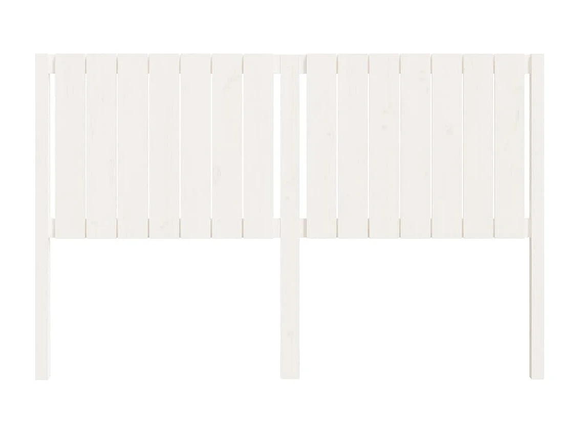 Tête de lit accessoire bois blanche 165.5 x 4 x 100 cm TDL0203797
