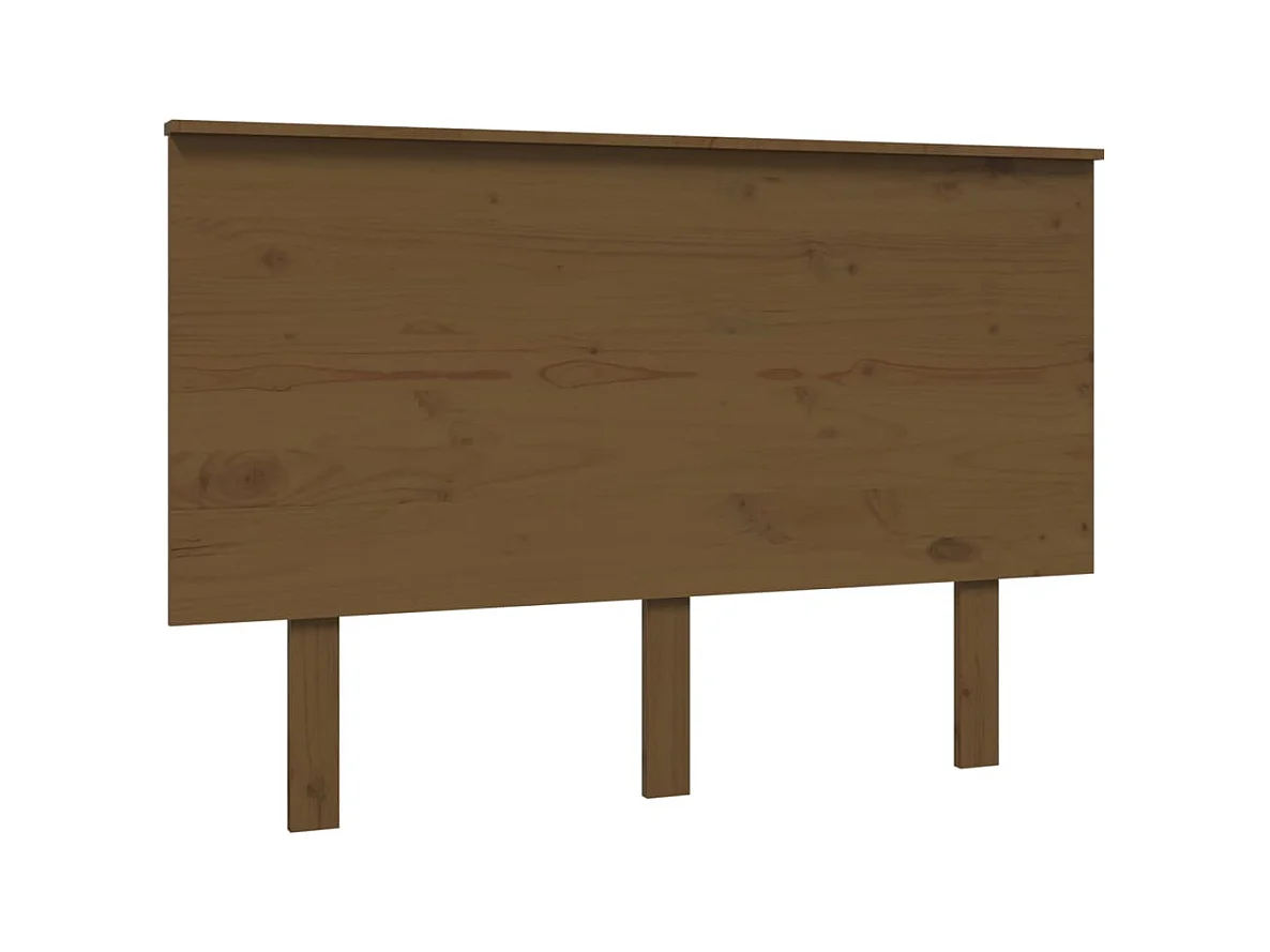 Tête de lit accessoire bois marron 124 x 6 x 82.5 cm TDL0203081