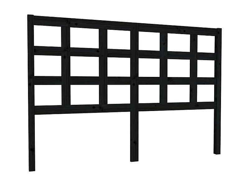 Tête de lit accessoire bois marron 145.5 x 4 x 100 cm TDL0202285