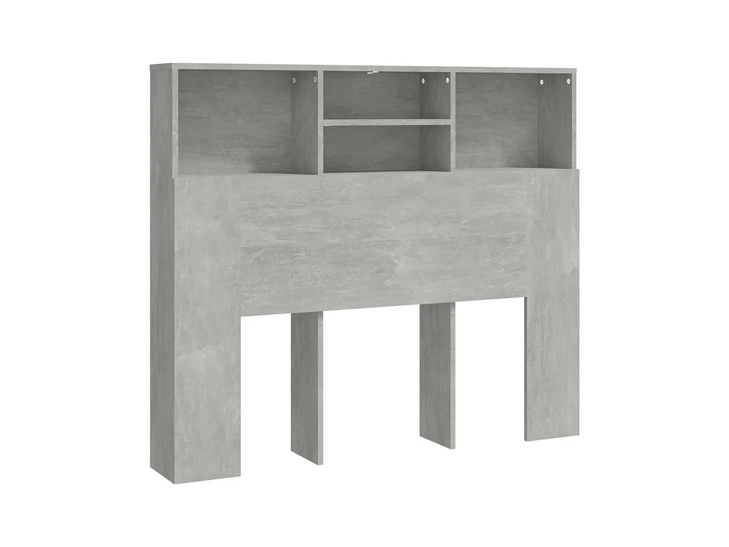 Tête de lit avec effet bois grise 120 x 19 x 103.5 cm TDL0200039