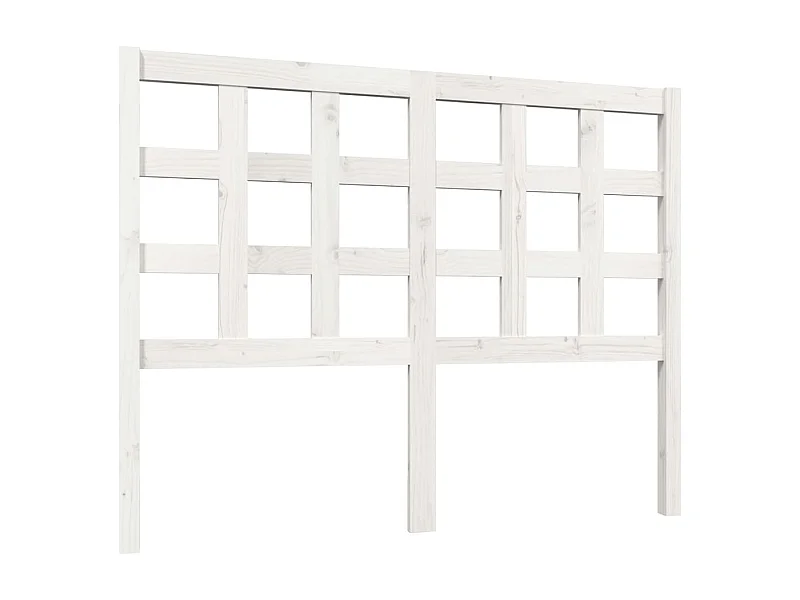 Tête de lit accessoire bois blanche 125.5 x 4 x 100 cm TDL0203927