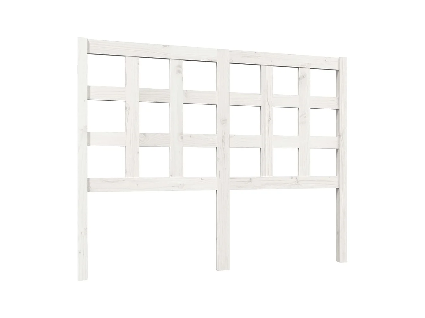 Tête de lit accessoire bois blanche 125.5 x 4 x 100 cm TDL0203927