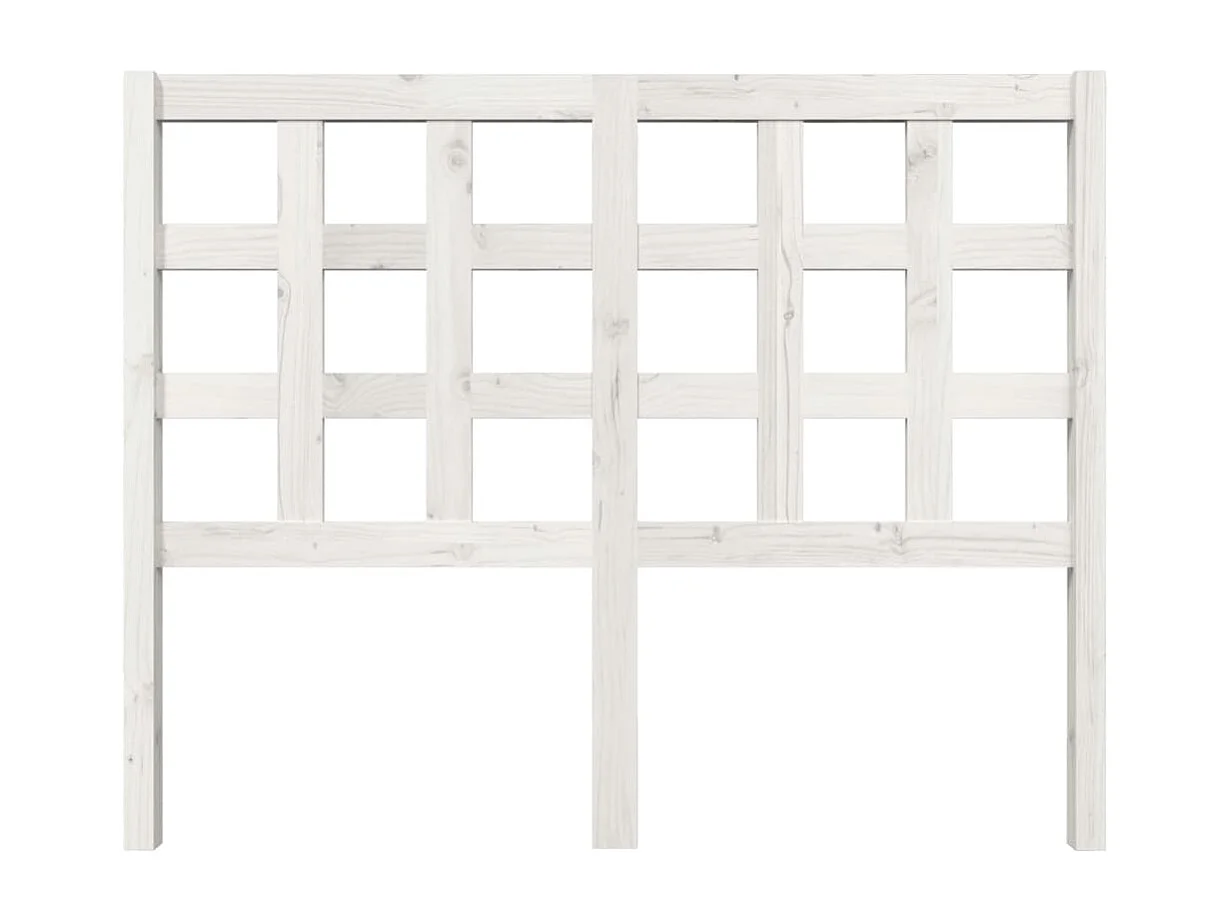 Tête de lit accessoire bois blanche 125.5 x 4 x 100 cm TDL0203927