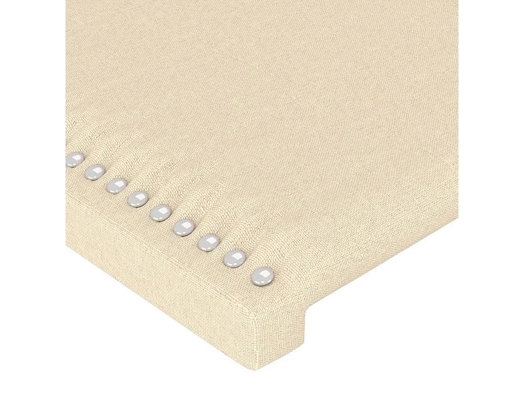 Tête de lit accessoire tissu crème 144 x 5 x 88 cm TDL0201641