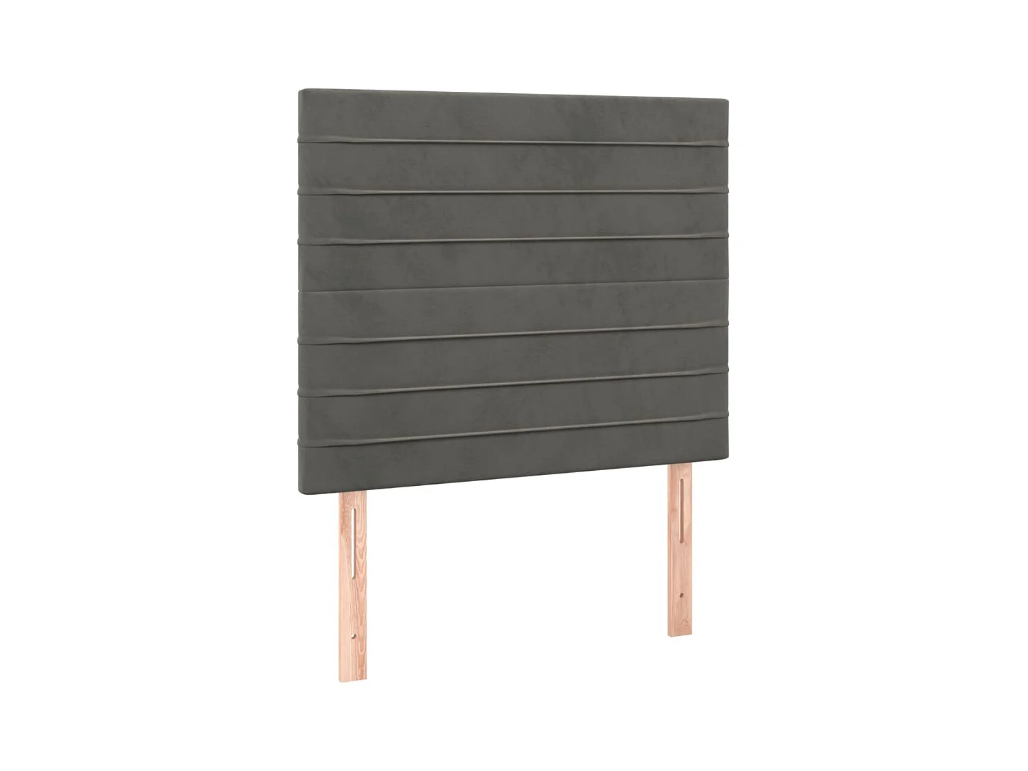 Tête de lit accessoire tissu grise 100 x 5 x 128 cm TDL0206377