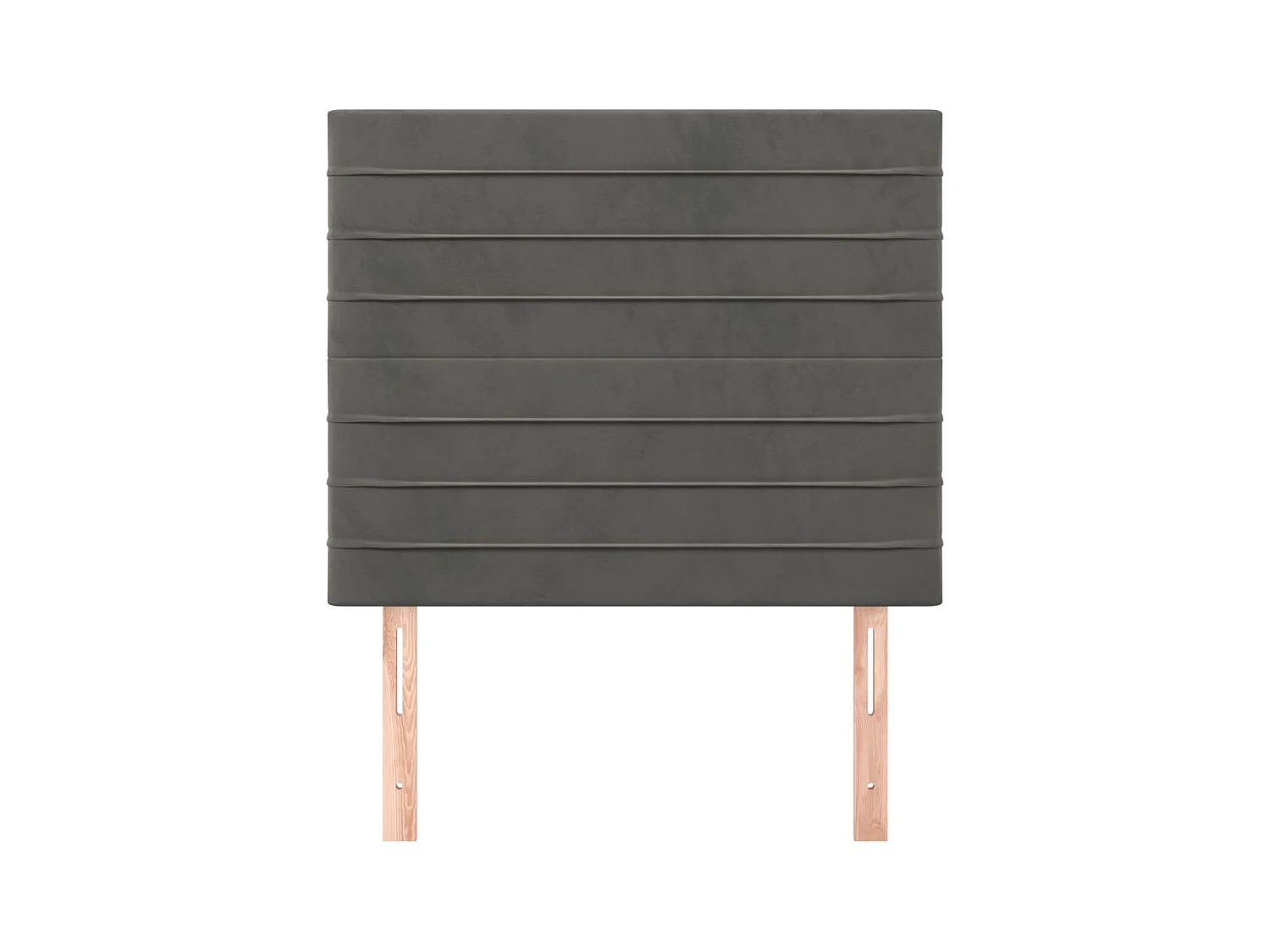 Tête de lit accessoire tissu grise 100 x 5 x 128 cm TDL0206377