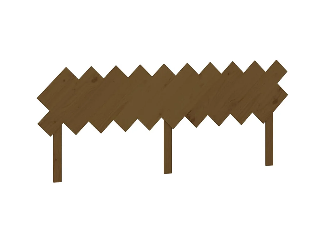 Tête de lit accessoire bois marron 196 x 3 x 80.5 cm TDL0202896