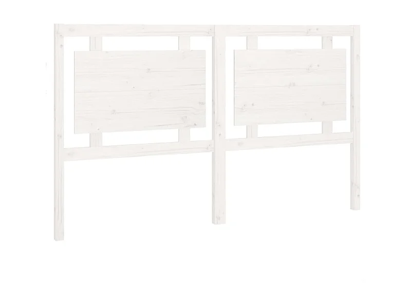 Tête de lit accessoire bois blanche 165.5 x 4 x 100 cm TDL0203798