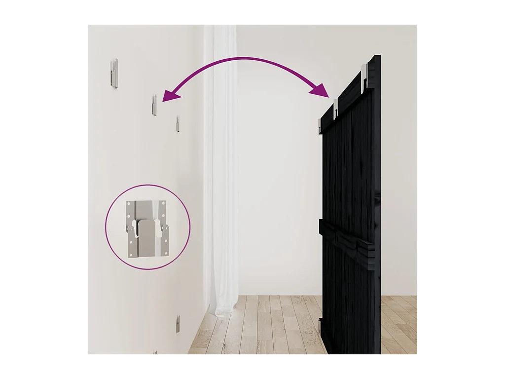 Tête de lit accessoire bois marron 147 x 3 x 90 cm TDL0202530