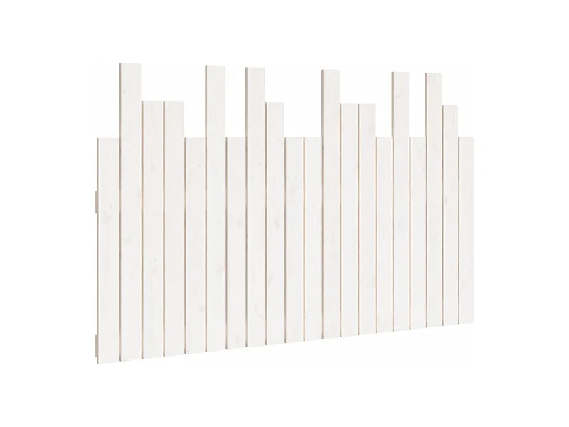 Tête de lit accessoire bois blanche 127.5 x 3 x 80 cm TDL0202729