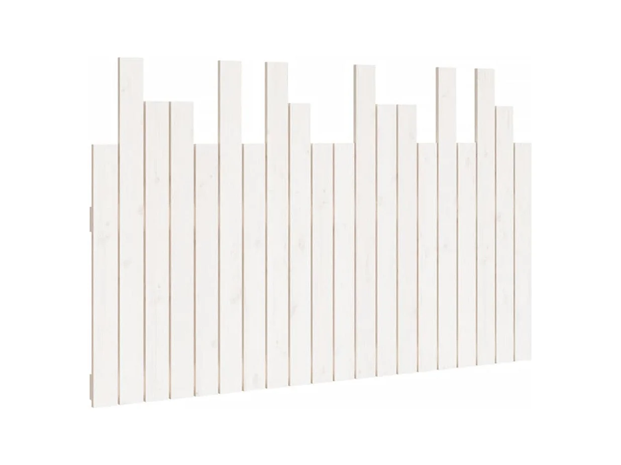 Tête de lit accessoire bois blanche 127.5 x 3 x 80 cm TDL0202729