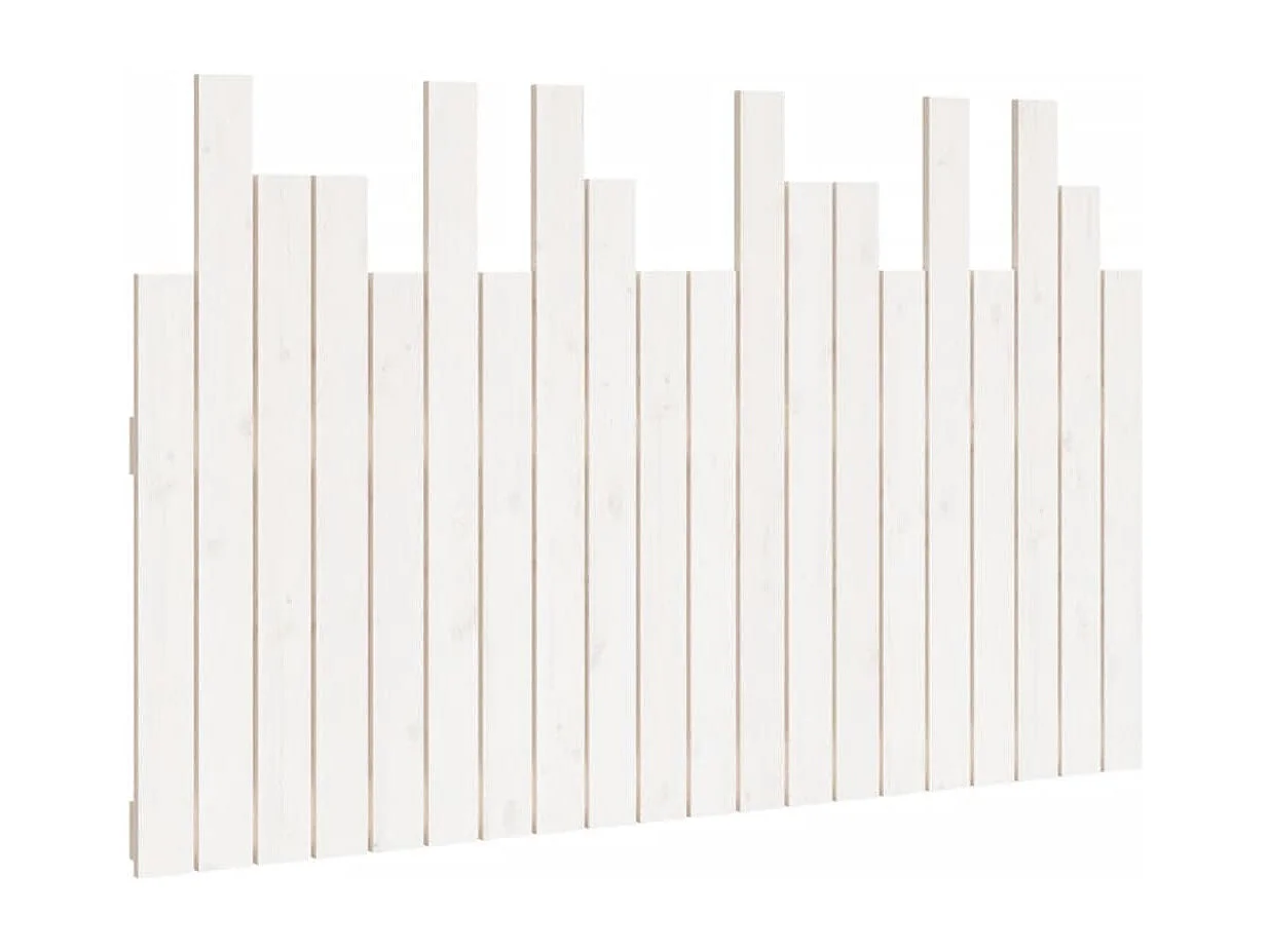 Tête de lit accessoire bois blanche 127.5 x 3 x 80 cm TDL0202729