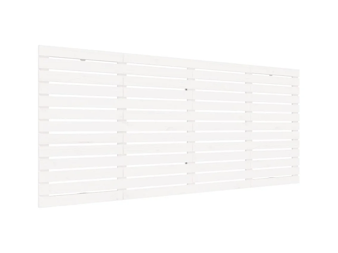 Tête de lit accessoire bois blanche 206 x 3 x 91.5 cm TDL0202692