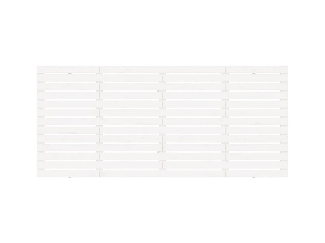 Tête de lit accessoire bois blanche 206 x 3 x 91.5 cm TDL0202692