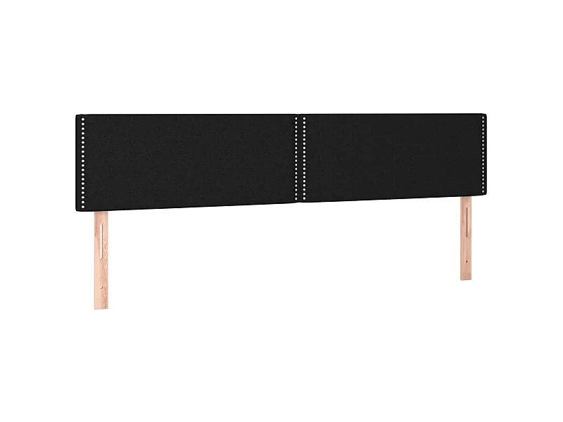 Tête de lit accessoire tissu noire 180 x 5 x 88 cm TDL0206226