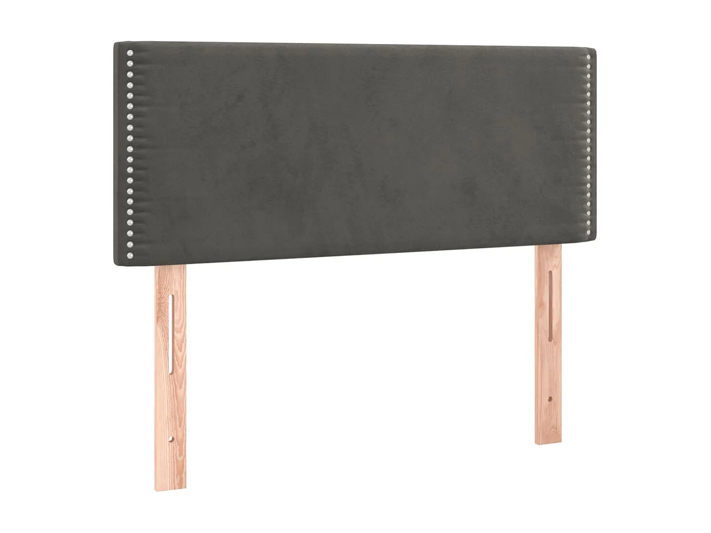 Tête de lit accessoire tissu grise 90 x 5 x 78 cm TDL0200995