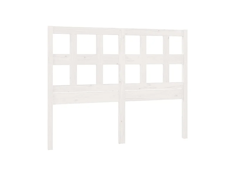 Tête de lit accessoire bois blanche 145.5 x 4 x 100 cm TDL0203872