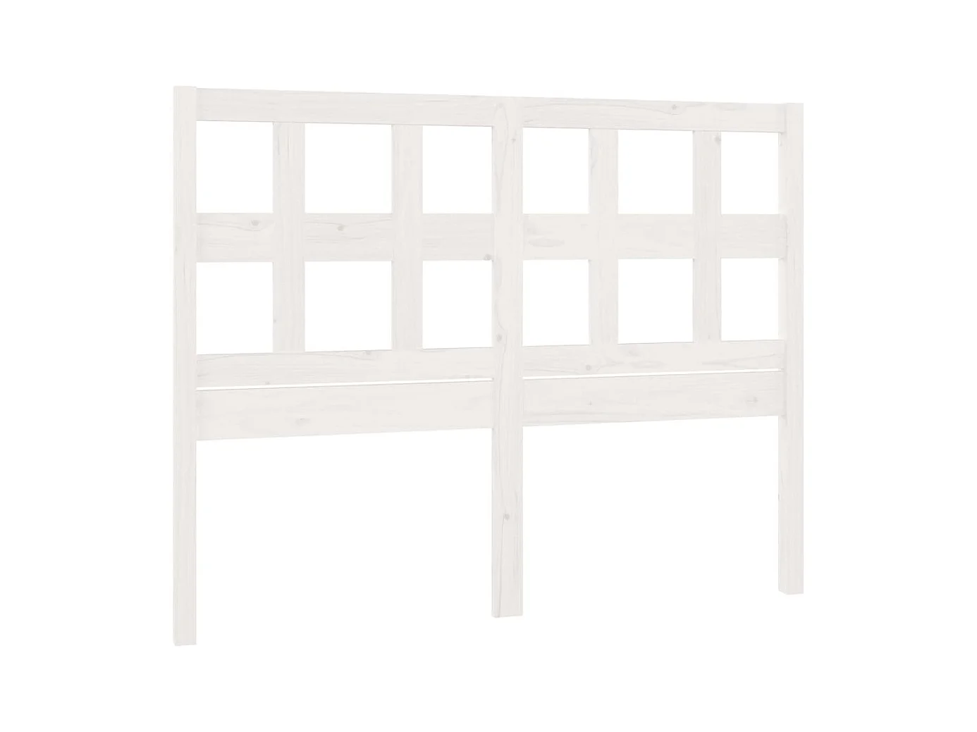 Tête de lit accessoire bois blanche 145.5 x 4 x 100 cm TDL0203872