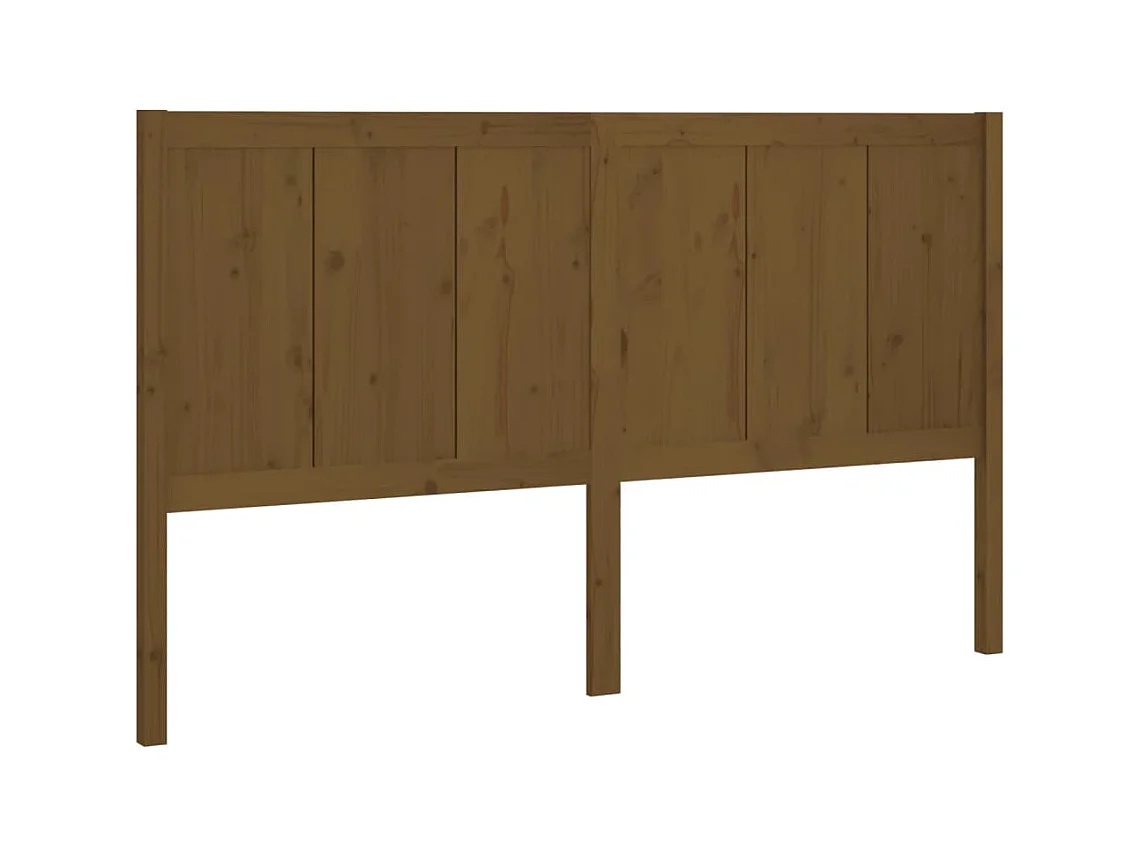 Tête de lit accessoire bois marron 205.5 x 4 x 100 cm TDL0202887