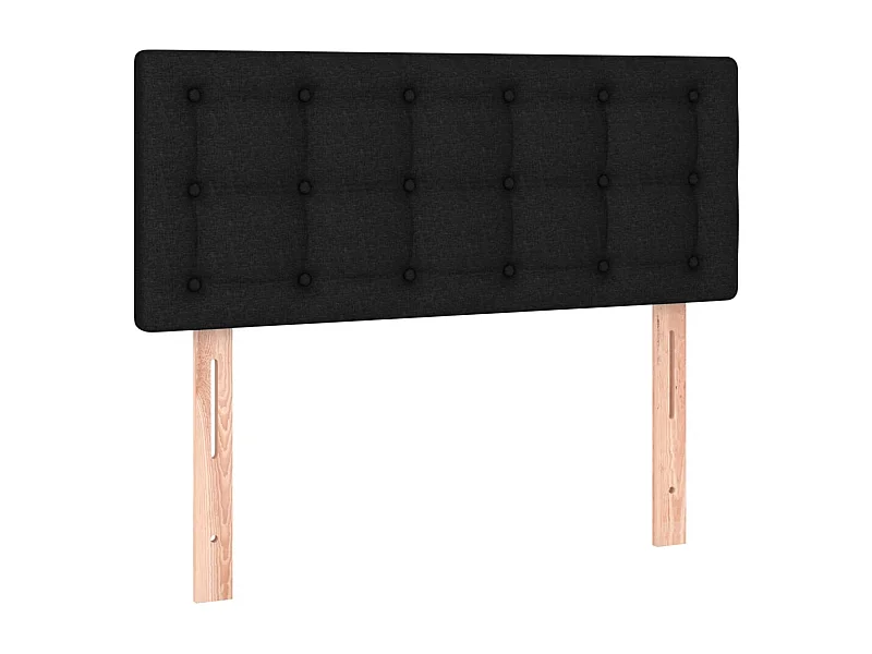 Tête de lit accessoire tissu noire 80 x 5 x 78 cm TDL0202112